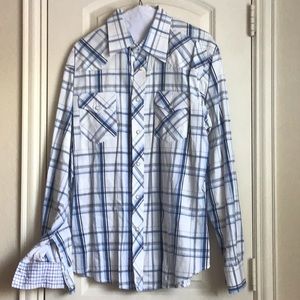 Twenty X western shirt with pearl buttons size XL